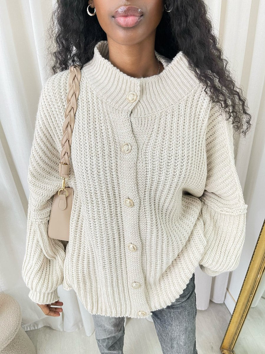 Oversized Chunky Knitted Top