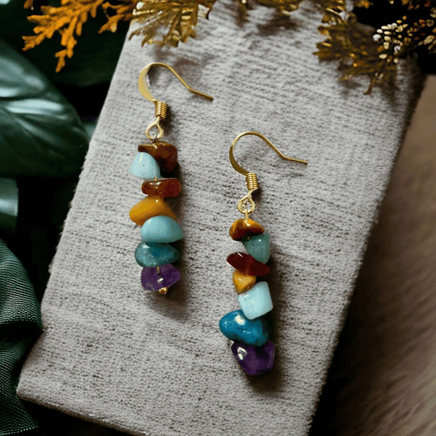 Chakra Harmony Earrings 🧘‍♀️🌈